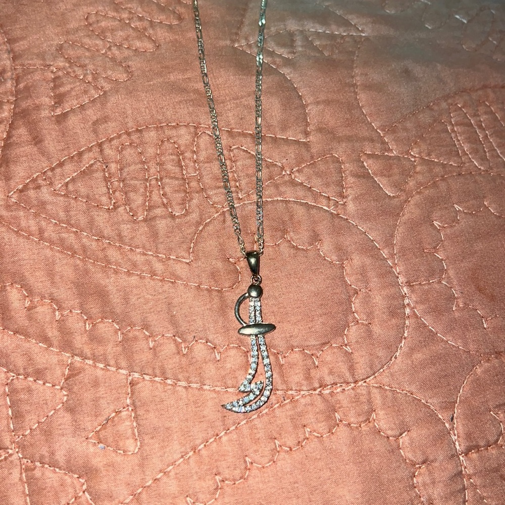 Real Silver! Sword necklace